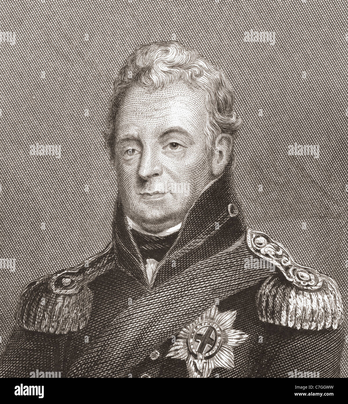 William IV, 1765 – 1837. King of the United Kingdom of Great Britain and Ireland. Stock Photo