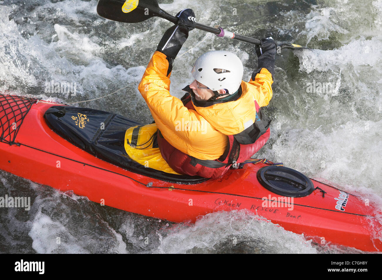 Luxembourg Country. Kayaking on the Sure near Diekirch Stock Photo - Alamy