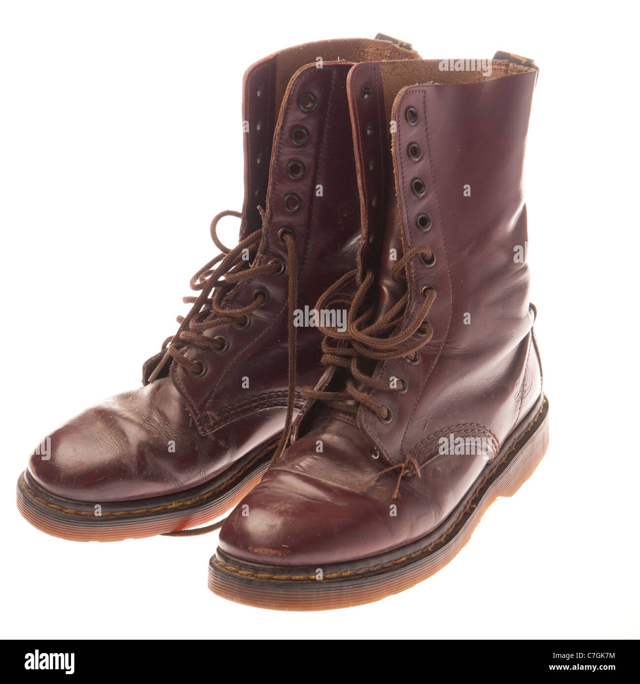 Red doc martens hi-res stock photography and images - Alamy