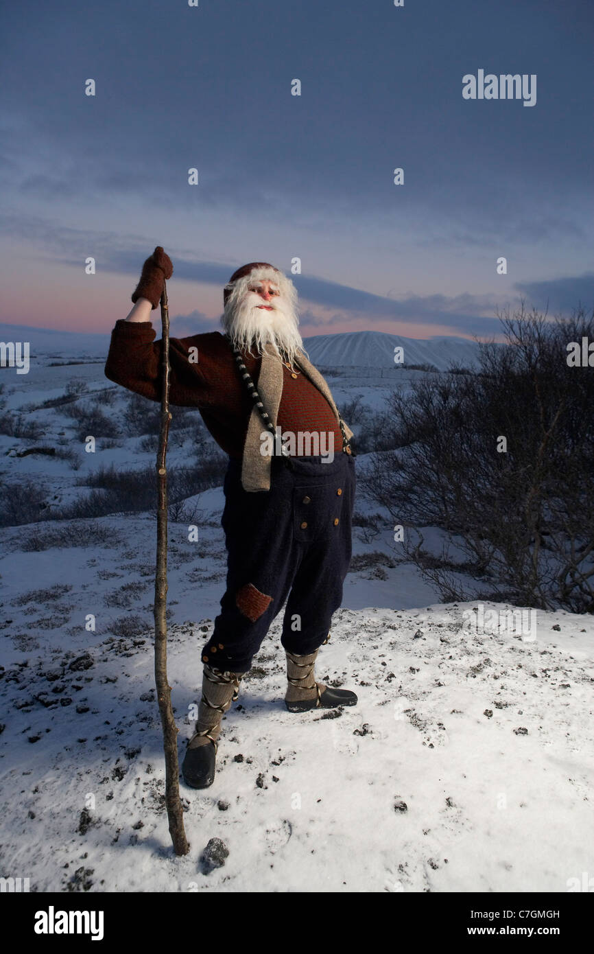 Icelandic Yule Lad, Santa Claus, Iceland Stock Photo