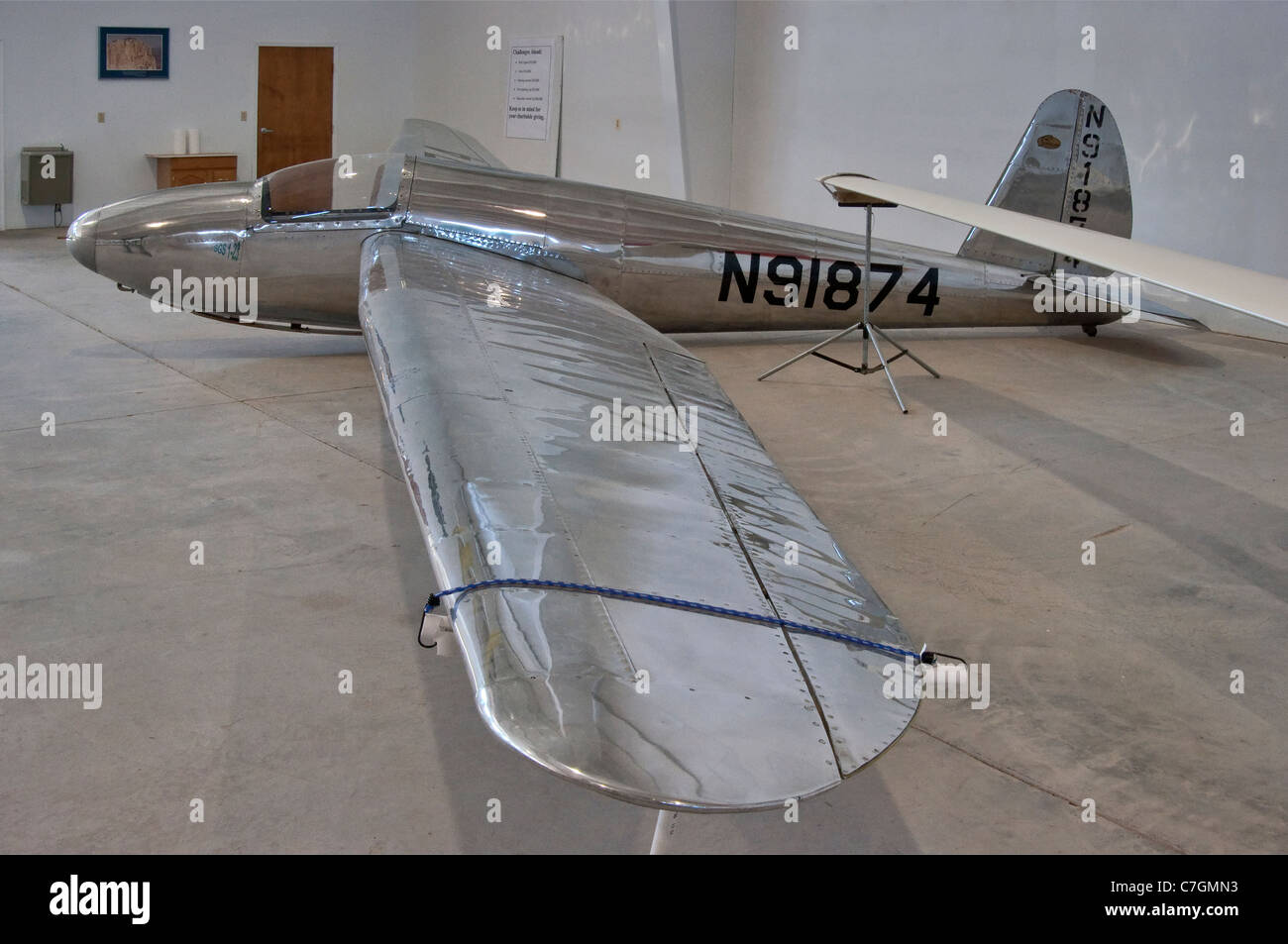 Schweizer Sgs 1 23 Usa 1948 Design Glider At Southwest Soaring Museum In Moriarty New Mexico Usa Stock Photo Alamy