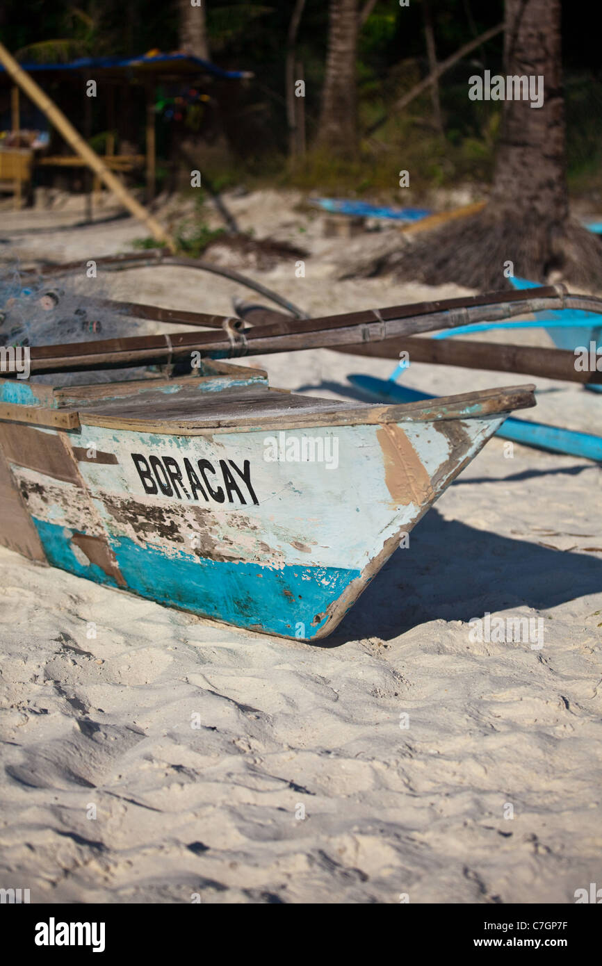 Boracay island outrigger hi-res stock photography and images - Alamy