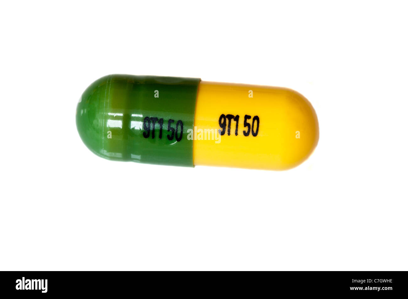 Tramadol Hydrochloride 50mg Capsule prescription drug Stock Photo