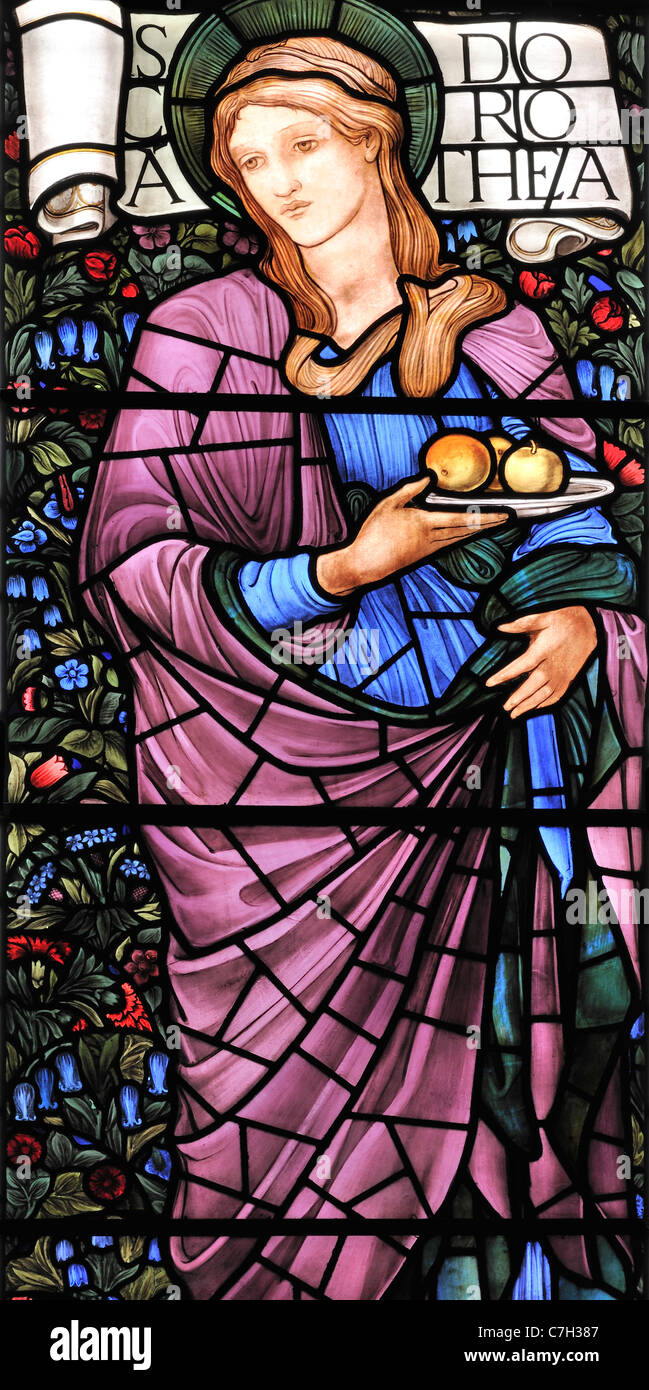 Burne jones stained glass hi-res stock photography and images - Alamy