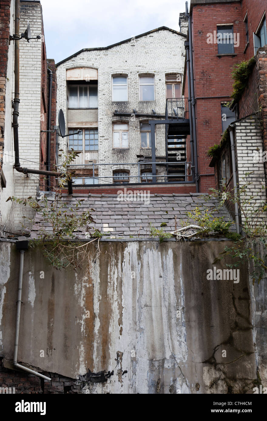 Abandon house in Liverpool city center, Empty , Derelict, Old Stock Photo