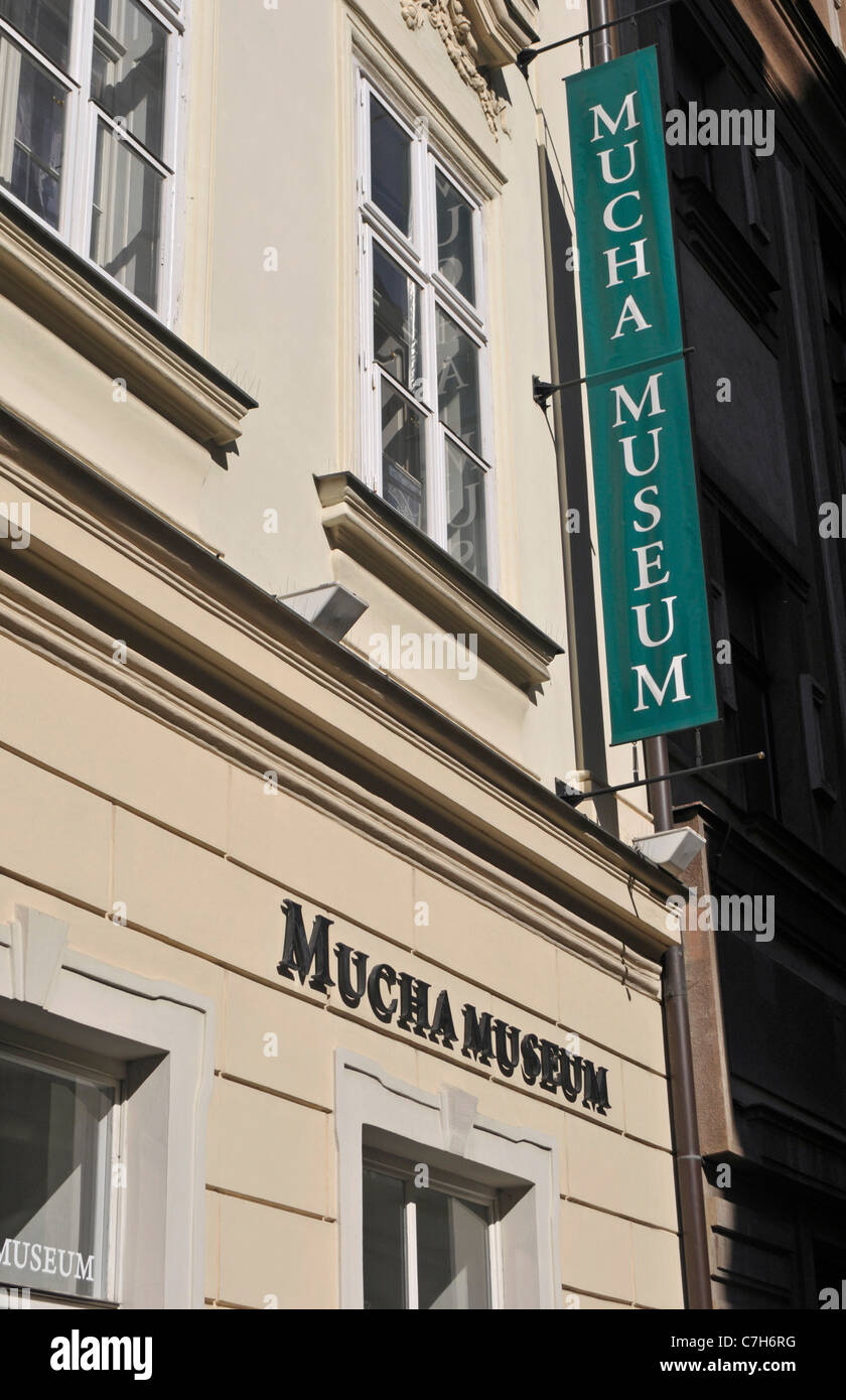 Mucha Museum Prague Praha Stock Photo Alamy