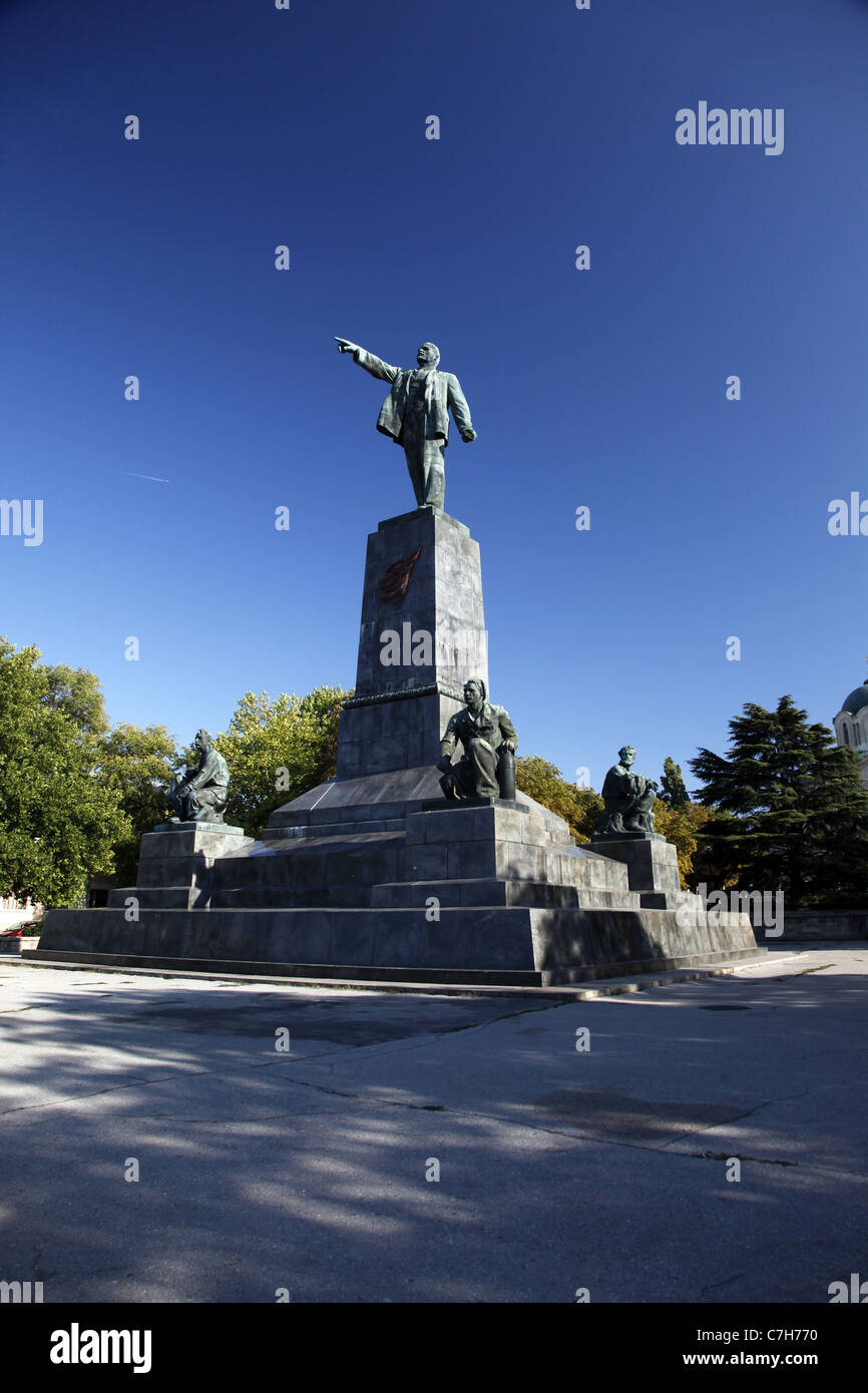 Ukraine crimea sevastopol lenin statue hires stock photography and