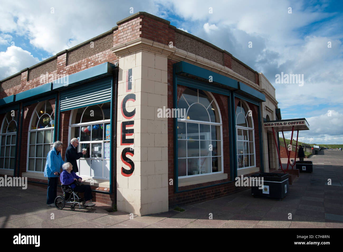 Ice creams being sold at the Rendezvous Cafe Whiteley Bay