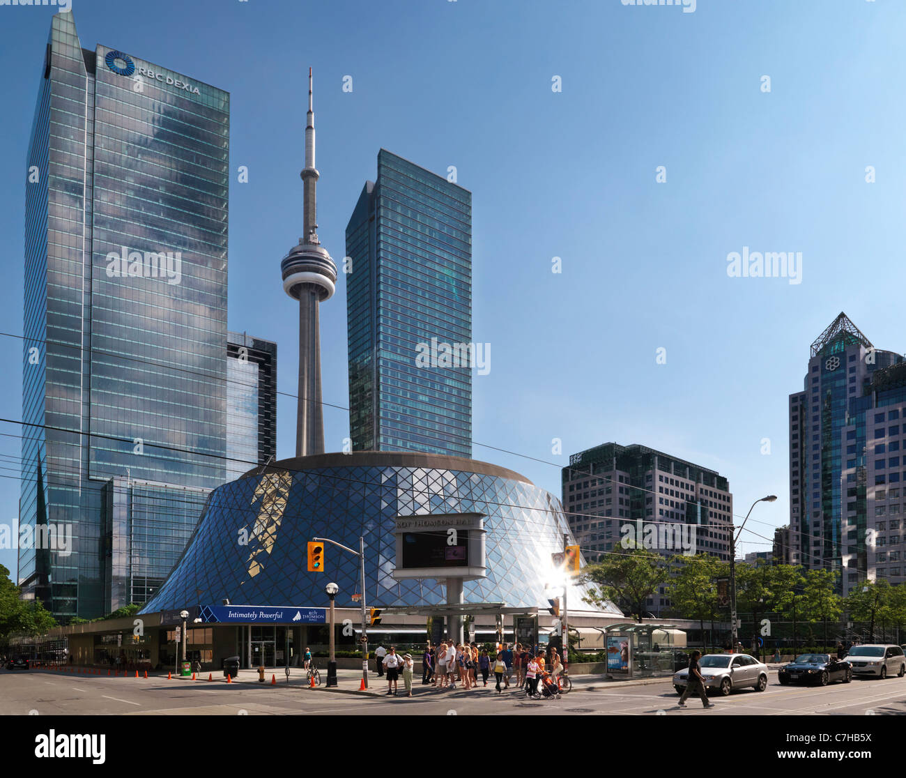 Roy Thomson Hall, Downtown Toronto, Ontario, Canada. Stock Photo