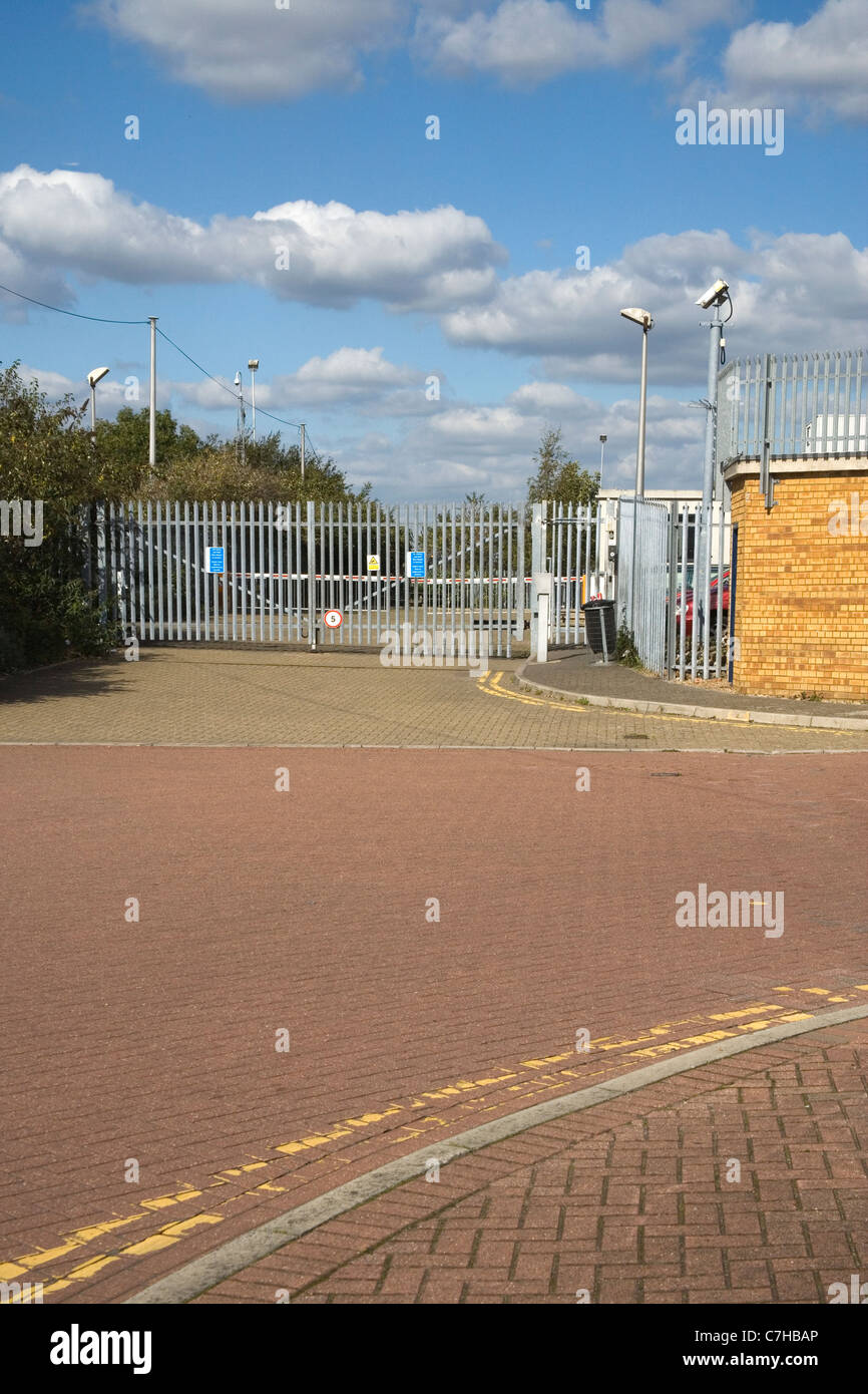 secure warehouse and distribution centre in west ham london Stock Photo Alamy