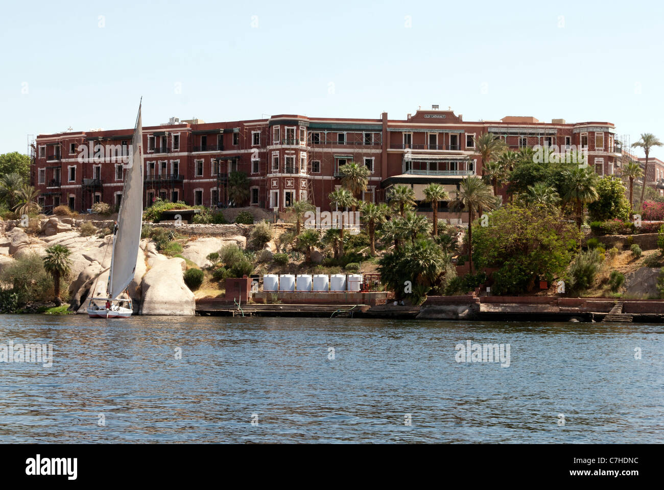 Old Cataract Hotel - Aswan, Upper Egypt Stock Photo