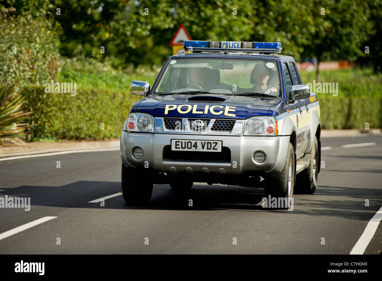 Police Car UK Stock Photo Alamy