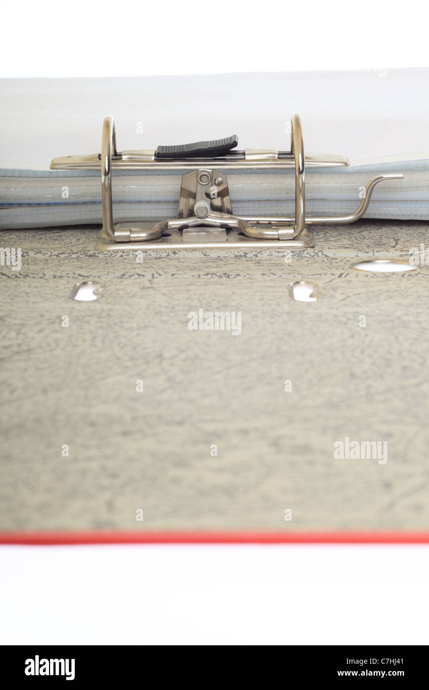 open file folder on white background Stock Photo - Alamy