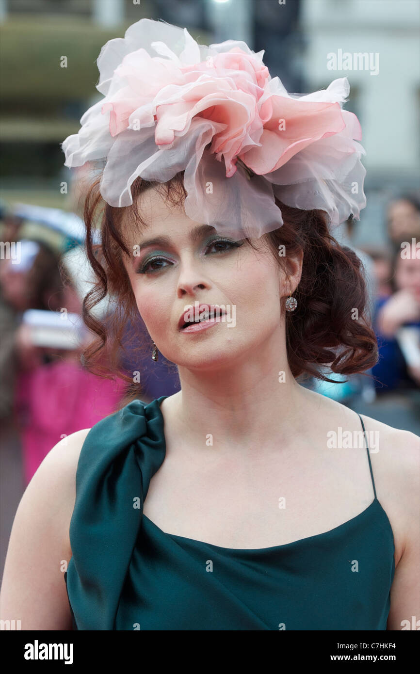 Helena Bonham Carter attending the World Premier of Harry Potter the Deathly Hallows part two Stock Photo