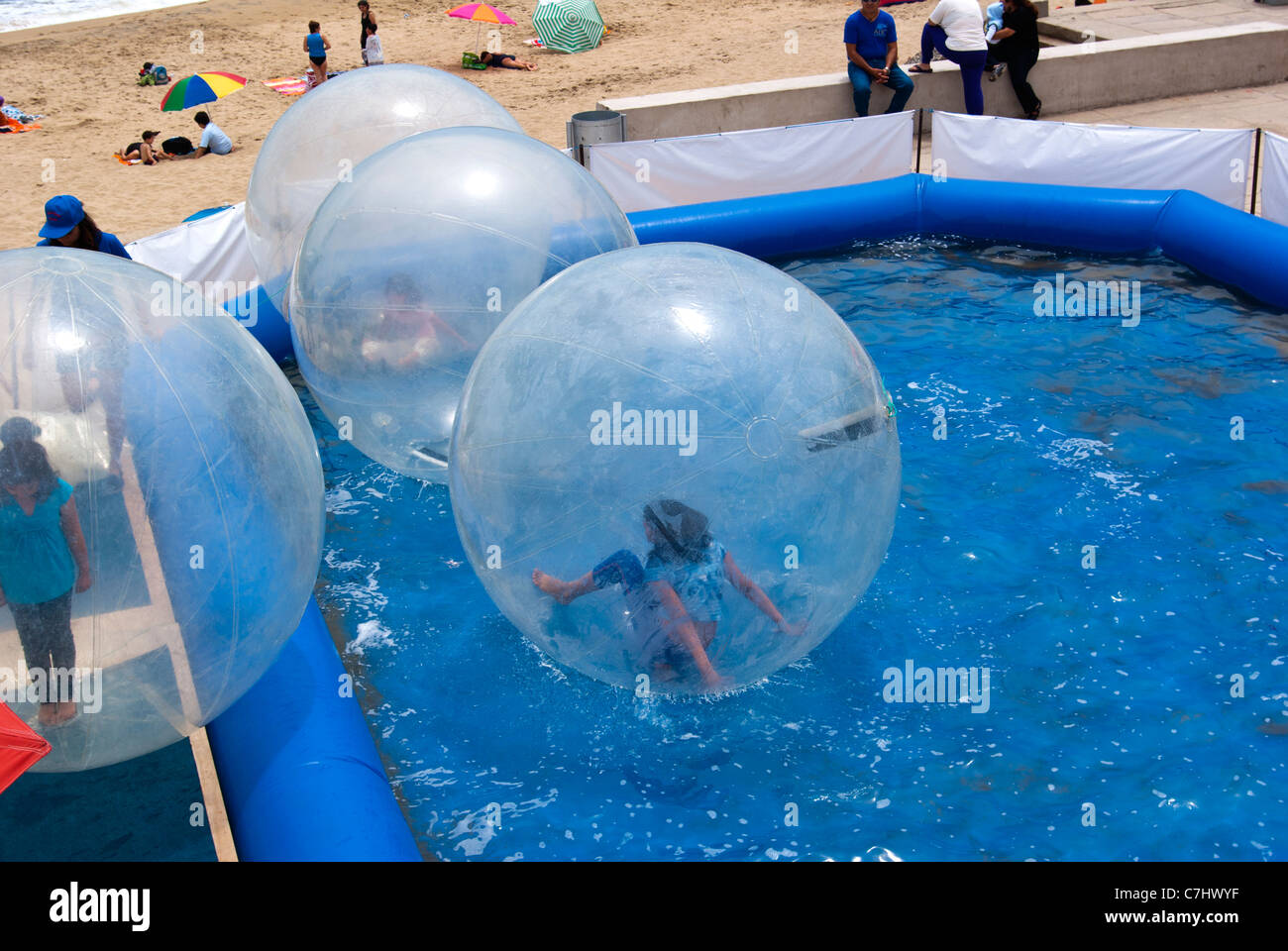 large plastic ball