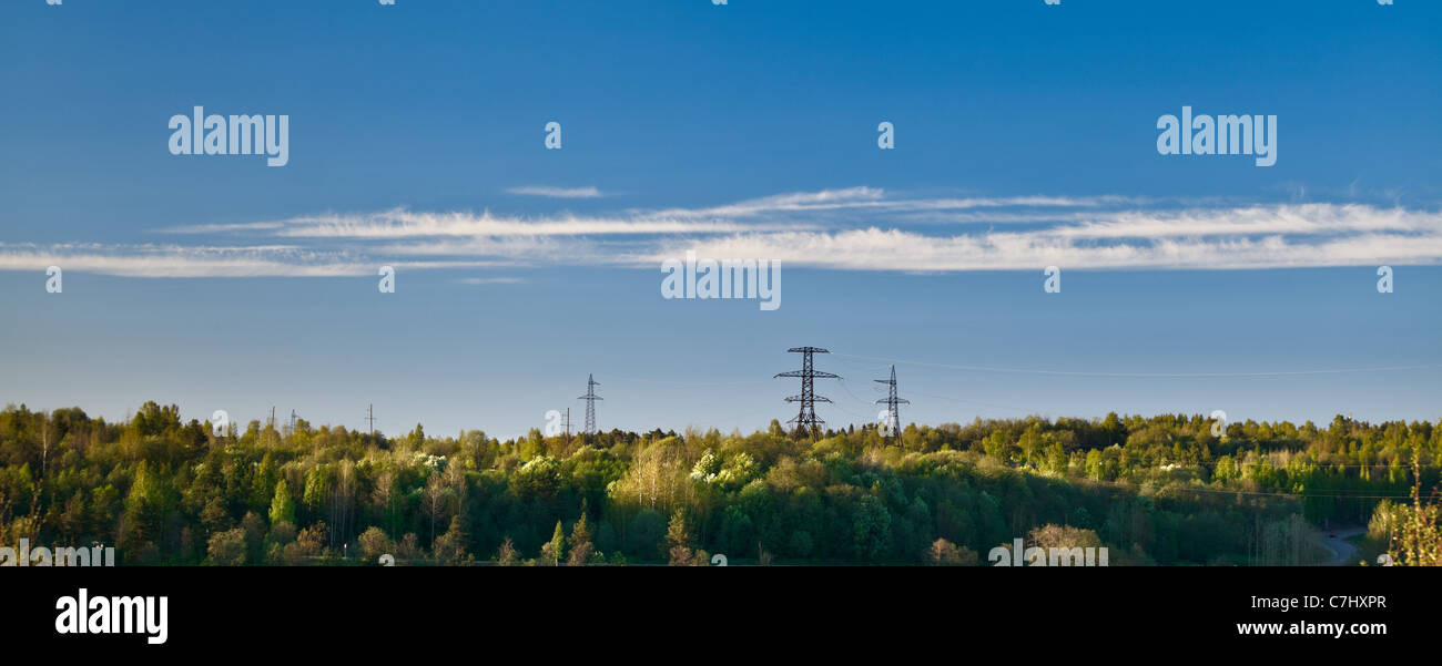 Summer day with blue sky hi-res stock photography and images - Alamy