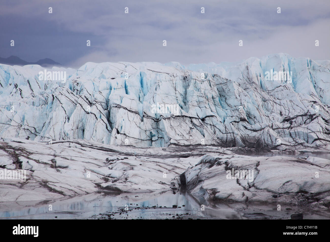 Matanuska Glacier, Alaska. Stock Photo