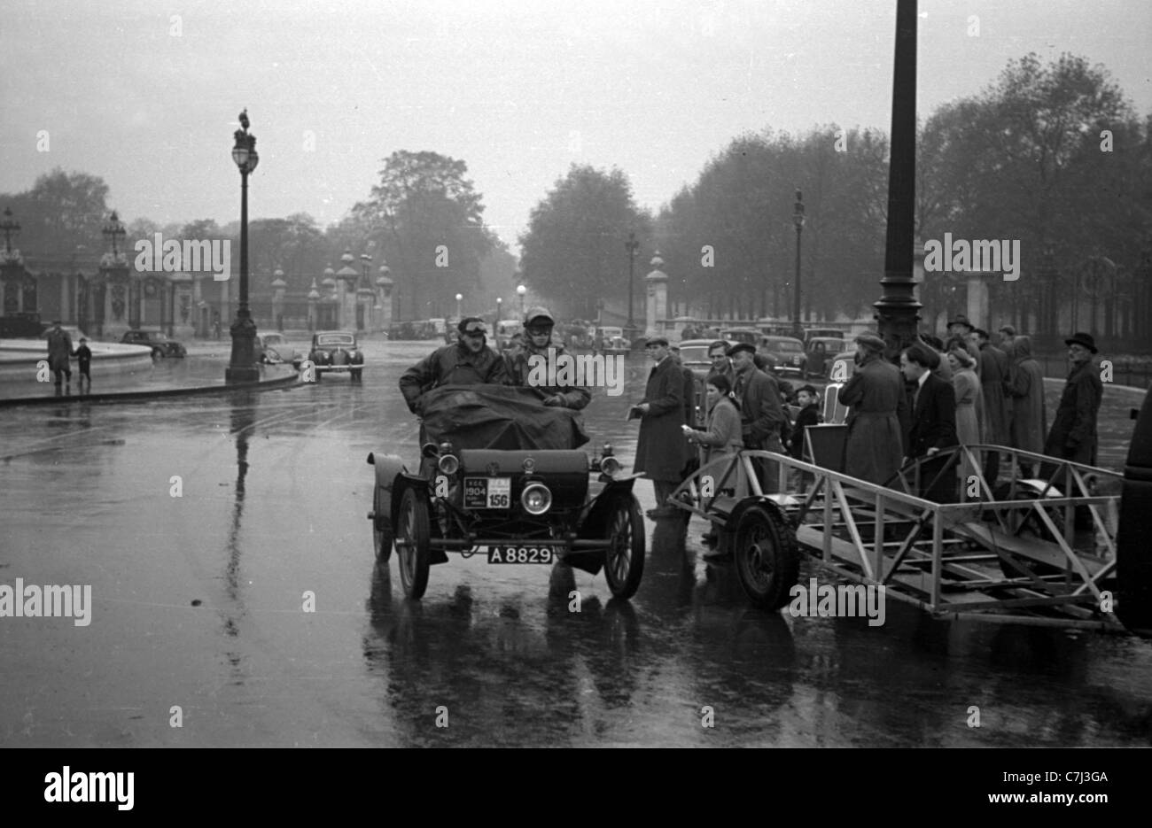 RAC Veteran car run London to Brighton 1953 Oldsmobile 1904 Stock Photo