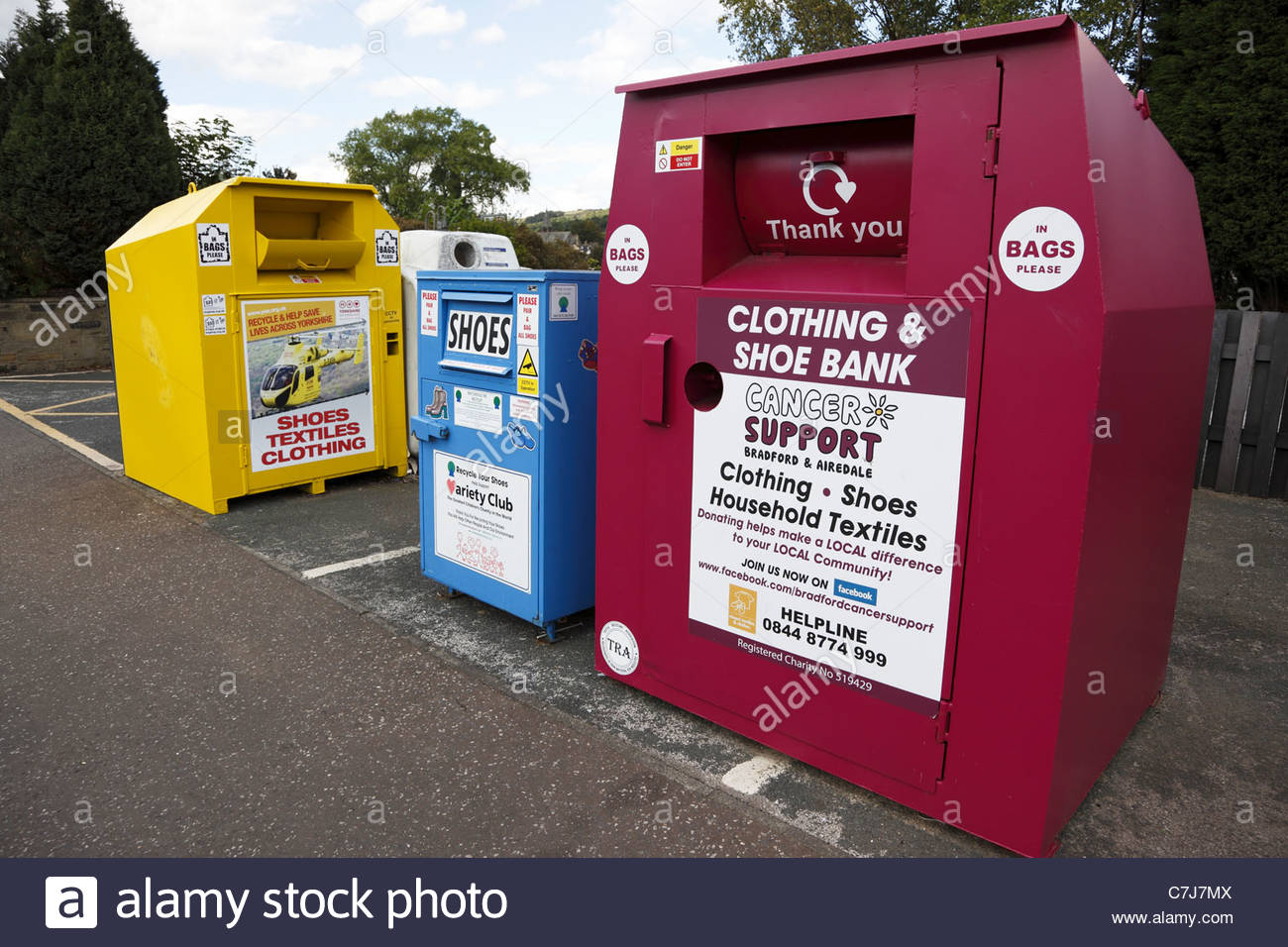 Clothing Donation Bin Stock Photos & Clothing Donation Bin Stock Images