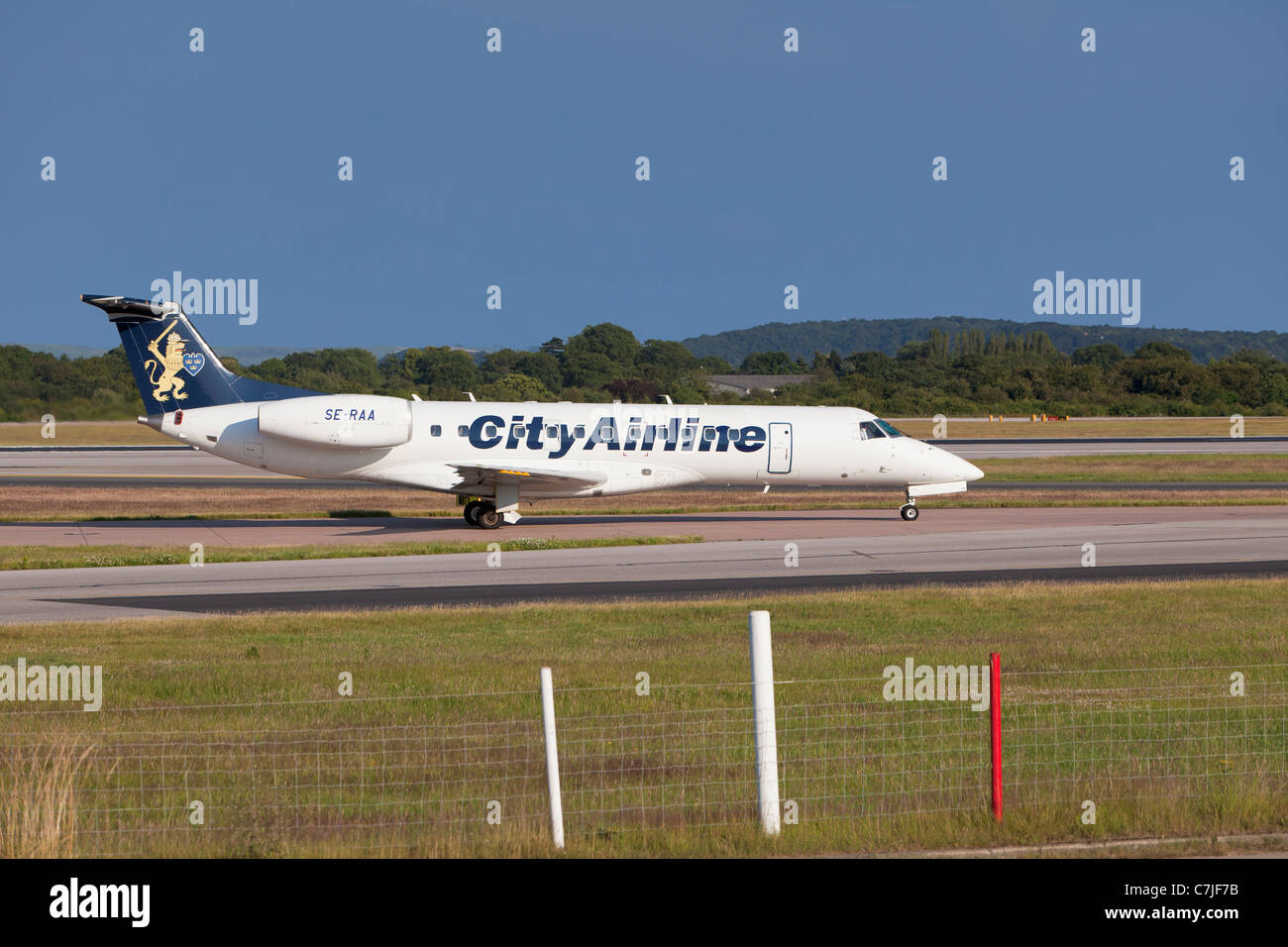 City Airline aircraft, England Stock Photo