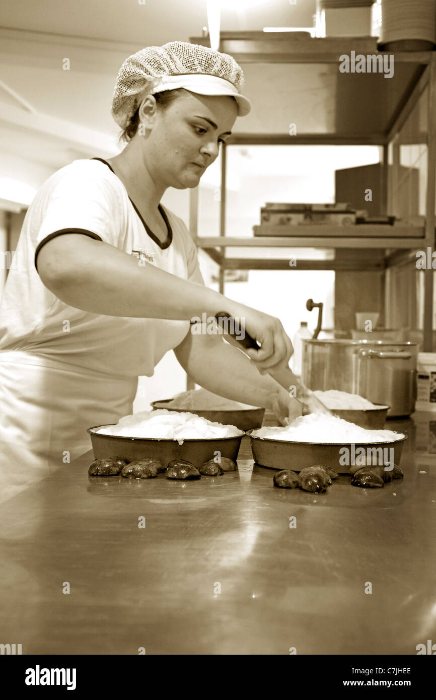 pastry chef Stock Photo