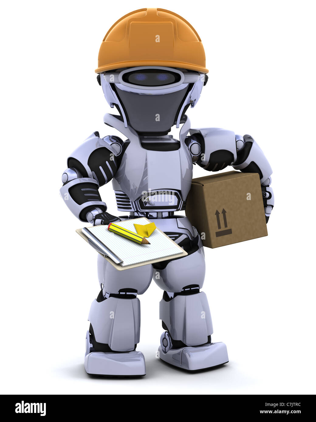 Robot in future office hi-res stock photography and images - Alamy