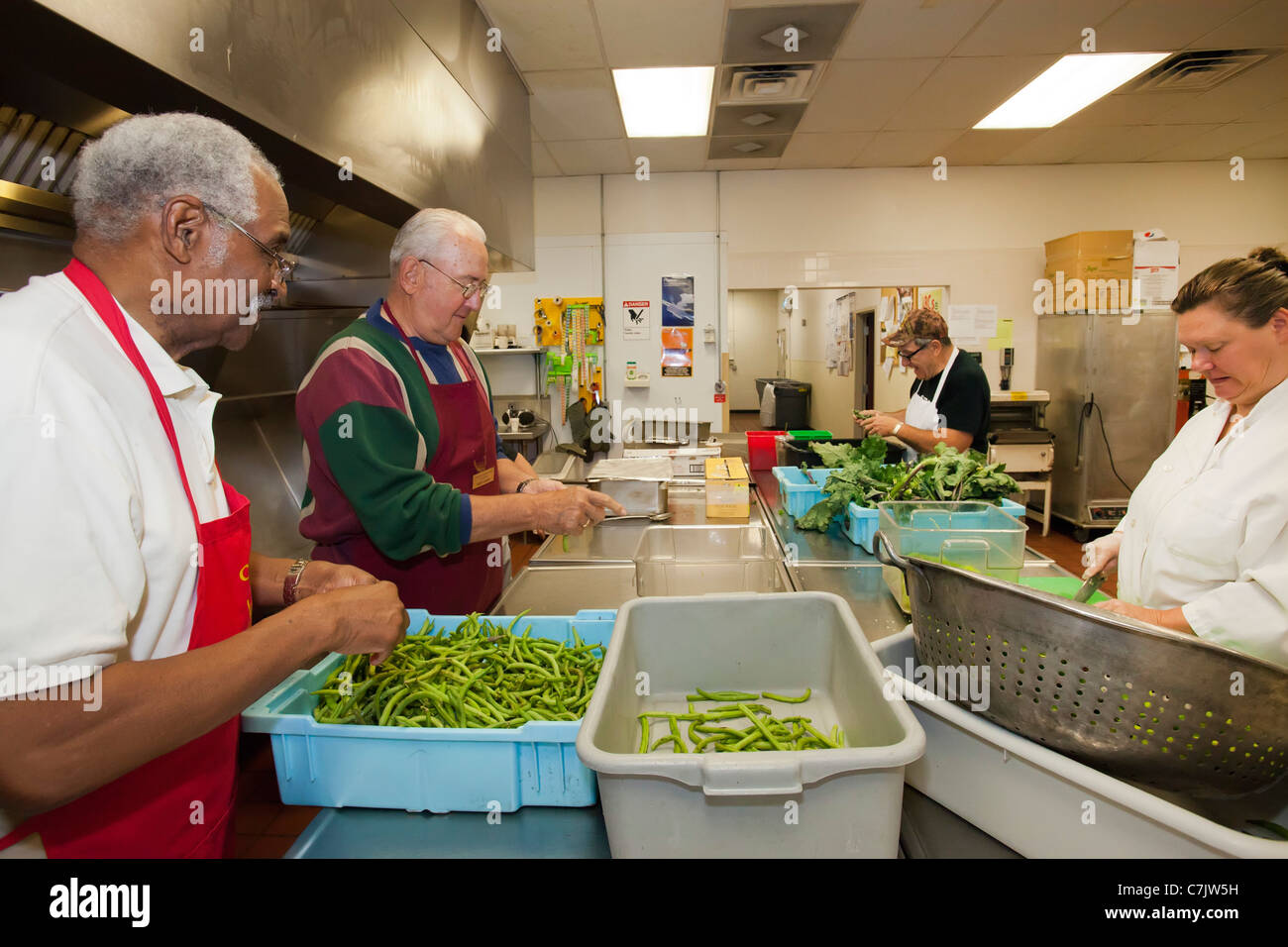 Capuchin Soup Kitchen Stock Photo Alamy