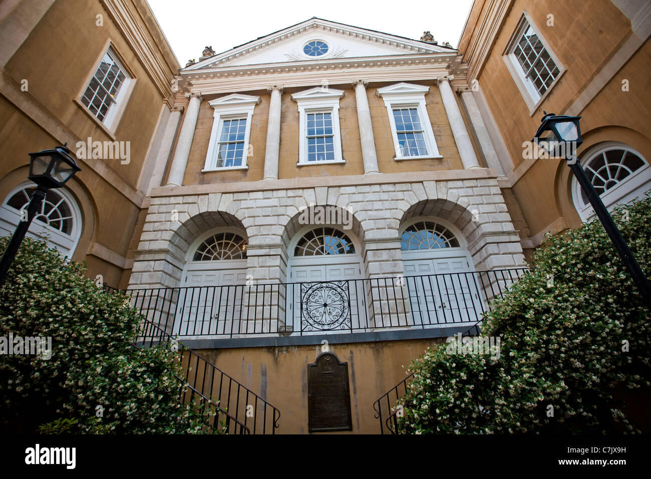 Old Exchange Building now called the Provost Dungeon Charleston, SC. Stock Photo