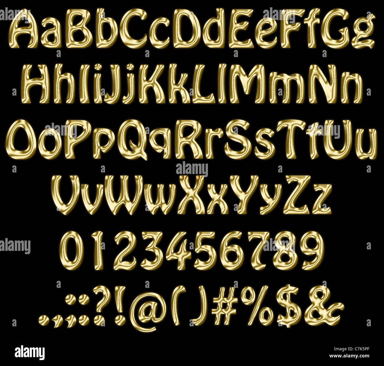 Gold letters on black hi-res stock photography and images - Alamy