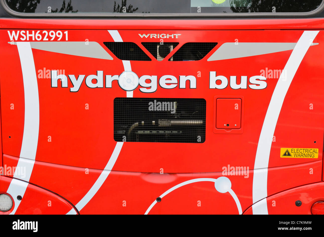 Transport for London hydrogen fuel cell powered bus Stock Photo