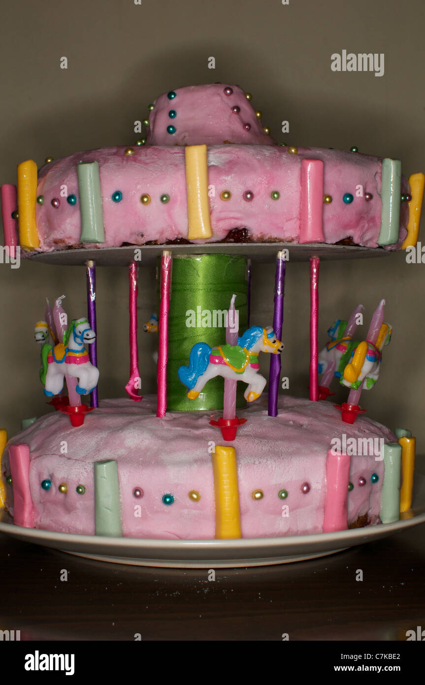 Merry Go Round Animated Cake 