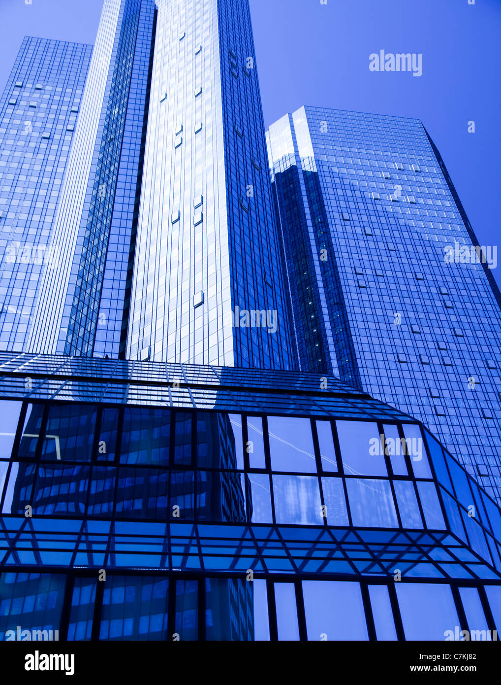 Office building on a background of the blue sky Stock Photo - Alamy