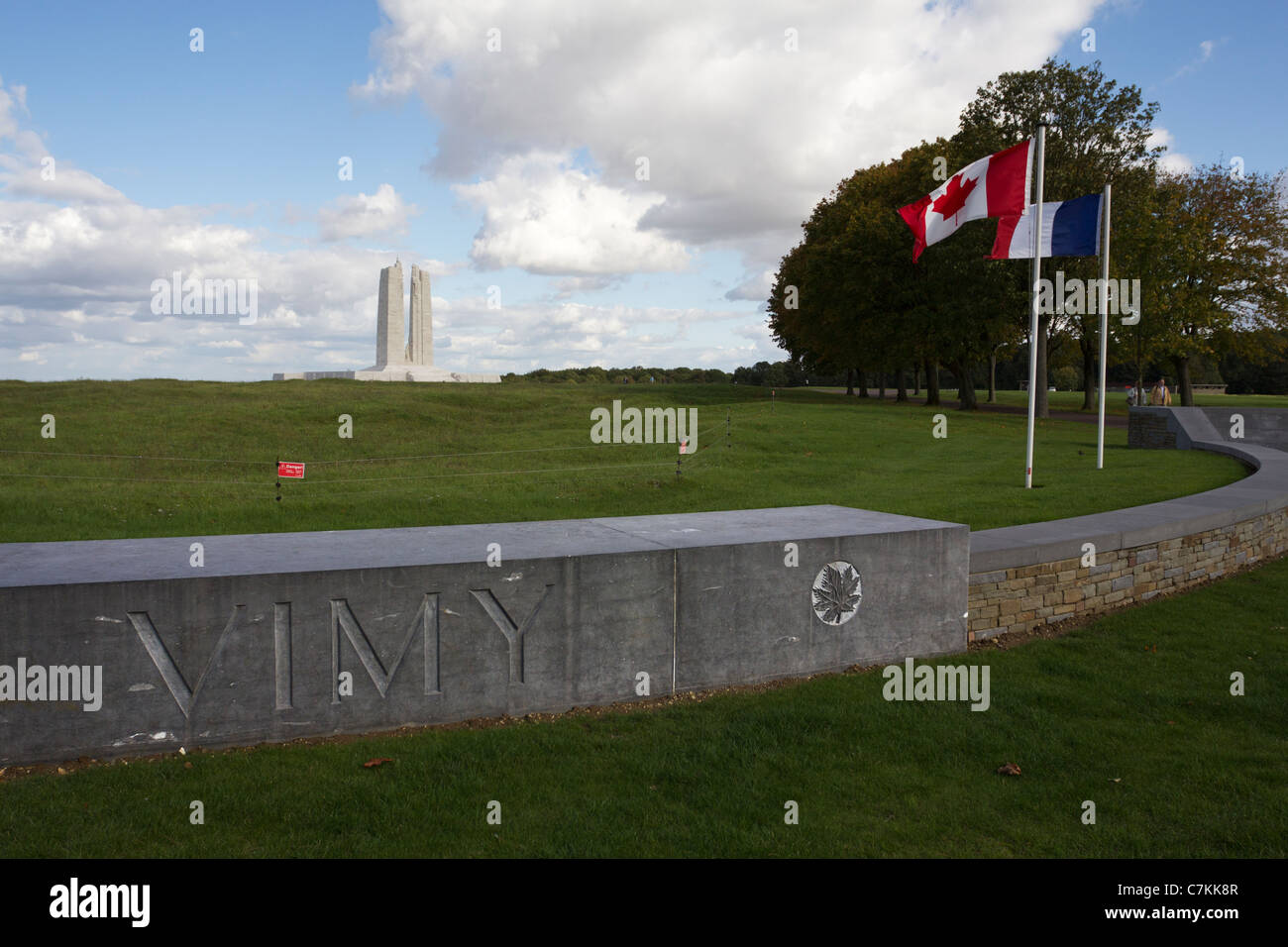 Canadian National Vimy Memorial, Pas-de-Calais, France Stock Photo