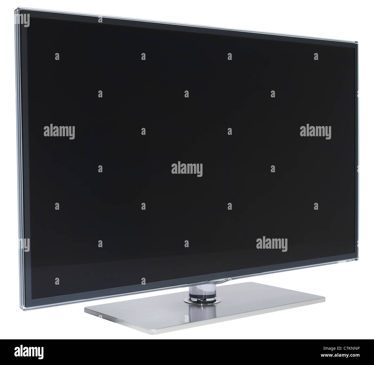 Large wide screen television Stock Photo