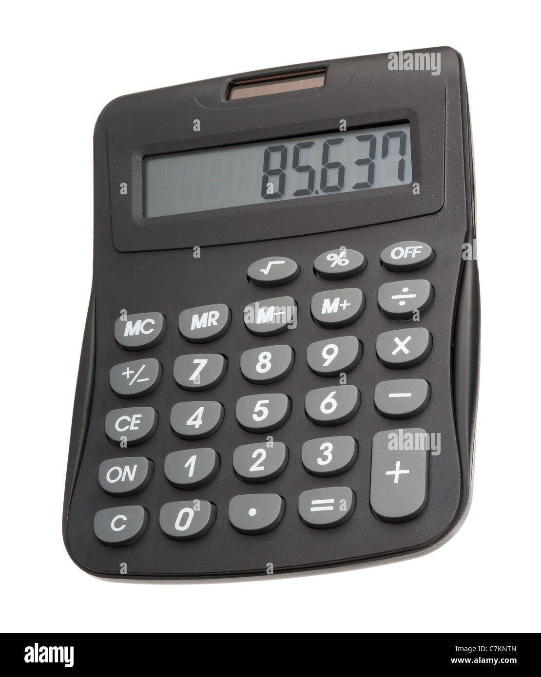 Electronic Calculator Stock Photo