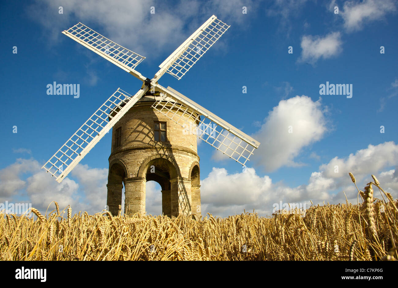 Chesterton Windmill built in 1632 near Harbury in Warwickshire UK Stock Photo
