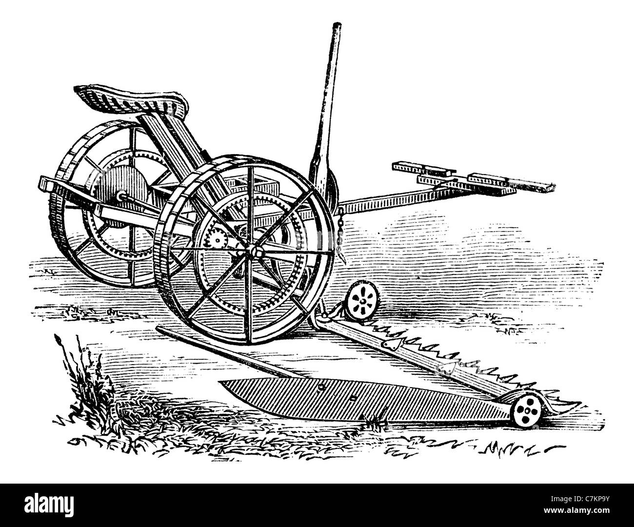 Reaping machine engraving hires stock photography and images Alamy