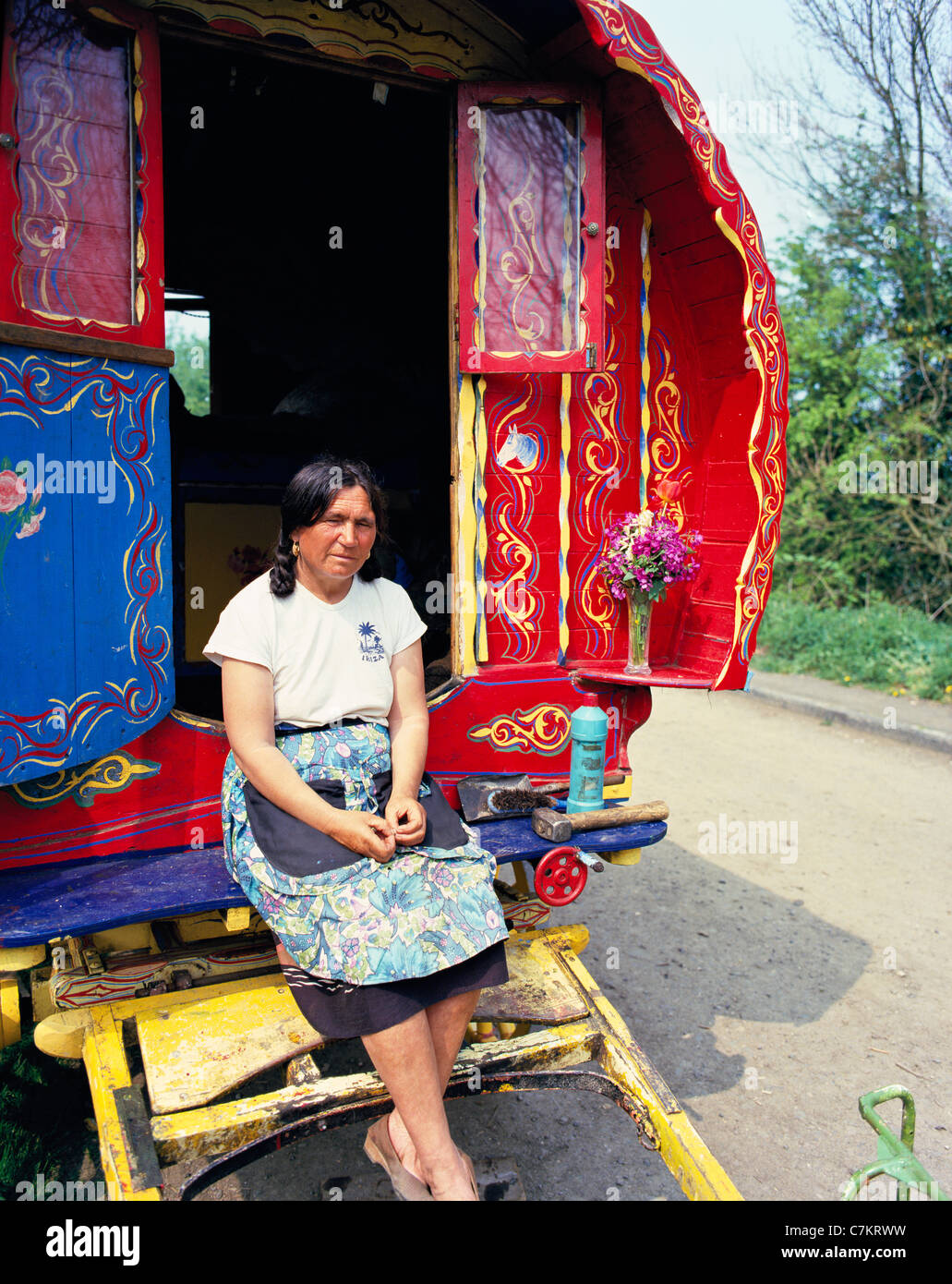 Traveller caravan hires stock photography and images Alamy