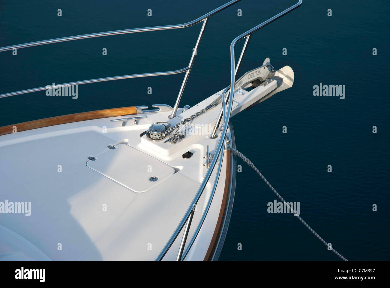 Bow motor boat anchor guard hires stock photography and images Alamy