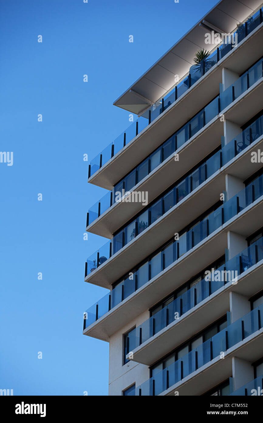 Modern apartment building Stock Photo