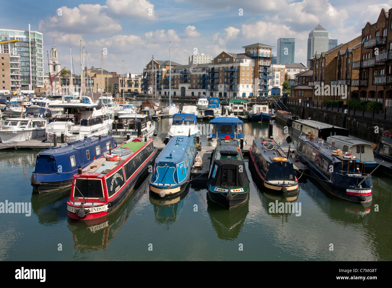 Limehouse Quays, London, England Stock Photo