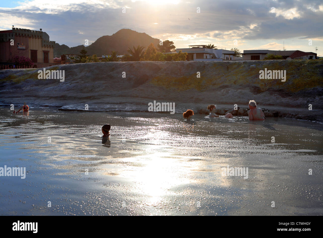 Vulcano mud italy hi-res stock photography and images - Alamy