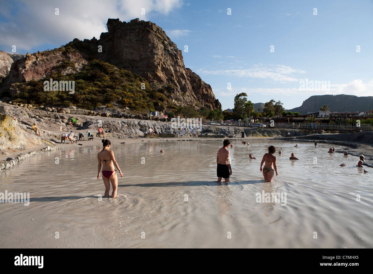 Mud baths vulcano aeolian hi-res stock photography and images - Alamy