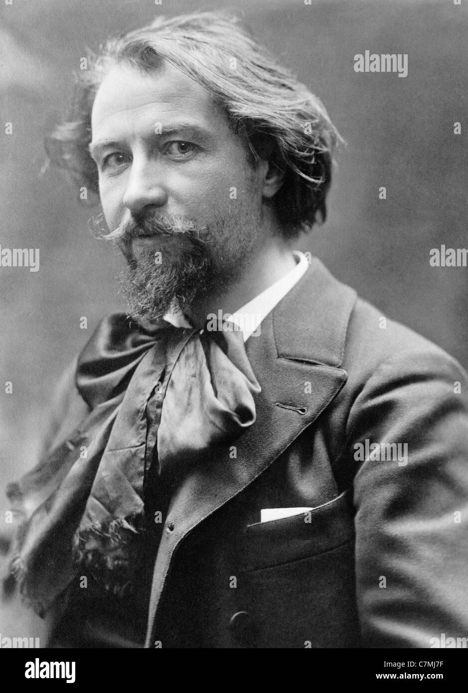 Vintage portrait photo of French composer Gustave Charpentier (1860