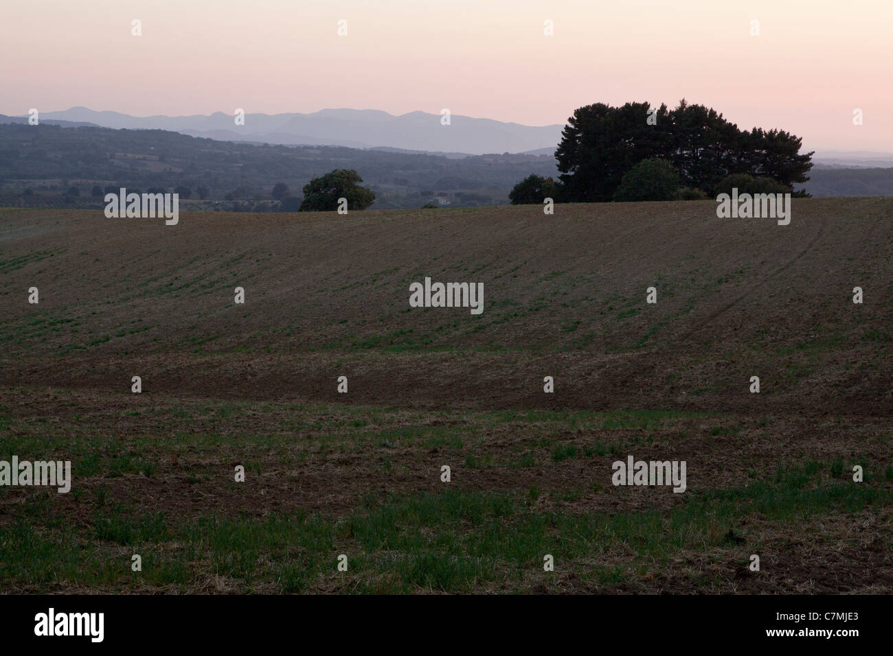 Tuscia countryside, Italy Stock Photo