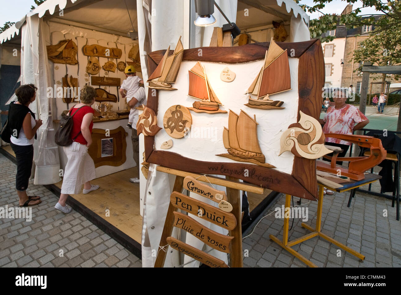 Maritime craft store in the Festival of the Sea, Vannes, Bay of
