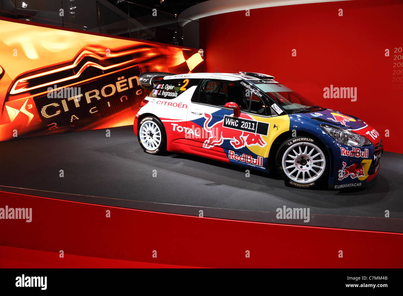 The Citroen DS3 WRC Rally Racing Car at the 64th IAA (Internationale Automobil Ausstellung) Stock Photo