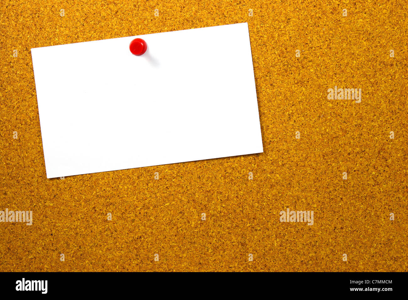 Empty white paper on a board to use as background for a message Stock ...