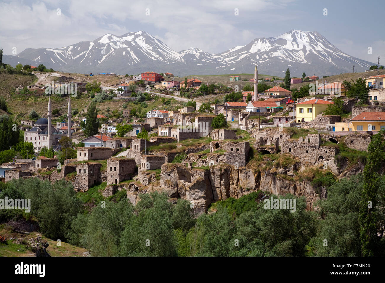 Scenic View Of Ihlara Town Nevsehir Turkey Stock Photo Alamy
