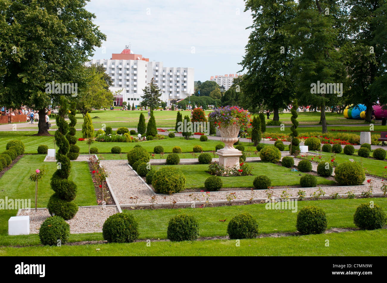 Park of Miedzyzdroje, Wolin Island, Baltic Sea, West Pomerania, Poland, Europe Stock Photo